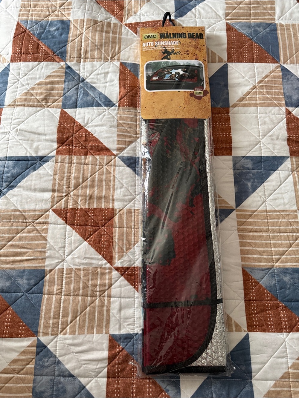 Red & Black Auto Sunshade
